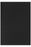 Marbig A4 Leathergrain Presentation Folders, Black, Pack of 20 AO1102102