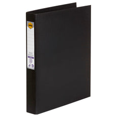 Marbig A4 PE Linen 25mm 4D Ring Binder, Black AO5024102