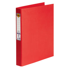 Marbig A4 PE Linen 25mm 4D Ring Binder, Red AO5024103