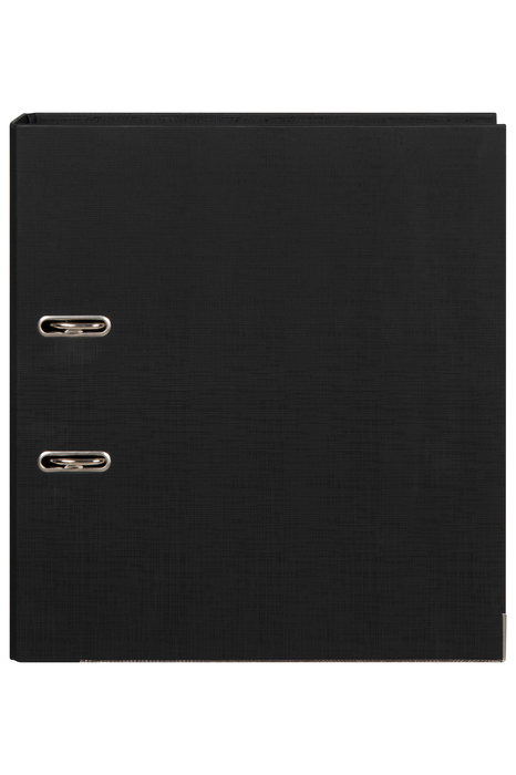 Marbig A4 Polyethylene (PE) Lever Arch File With Linen Finish Cover Black AO6601002
