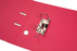 Marbig A4 Polyethylene (PE) Lever Arch File With Linen Finish Cover Coral AO6601029