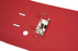 Marbig A4 Polyethylene (PE) Lever Arch File With Linen Finish Cover Deep Red AO6601016