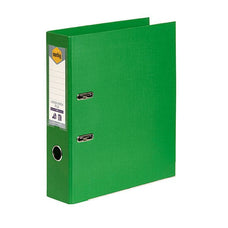 Marbig A4 Polyethylene (PE) Lever Arch File With Linen Finish Cover Green AO6601004