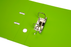 Marbig A4 Polyethylene (PE) Lever Arch File With Linen Finish Cover Lime AO6601032
