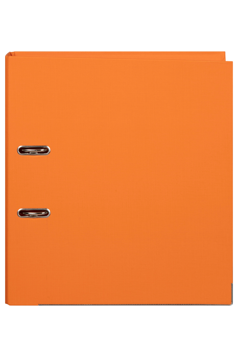 Marbig A4 Polyethylene (PE) Lever Arch File With Linen Finish Cover Orange AO6601006