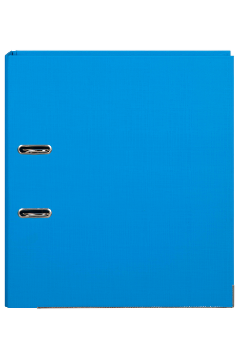 Marbig A4 Polyethylene (PE) Lever Arch File With Linen Finish Cover Sky Blue AO6601017