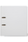 Marbig A4 Polyethylene (PE) Lever Arch File With Linen Finish Cover White AO6601008