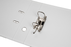 Marbig A4 Polyethylene (PE) Lever Arch File With Linen Finish Cover White AO6601008