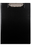 Marbig A4 Polypropylene Clipboard with Flap, Black AO4300002