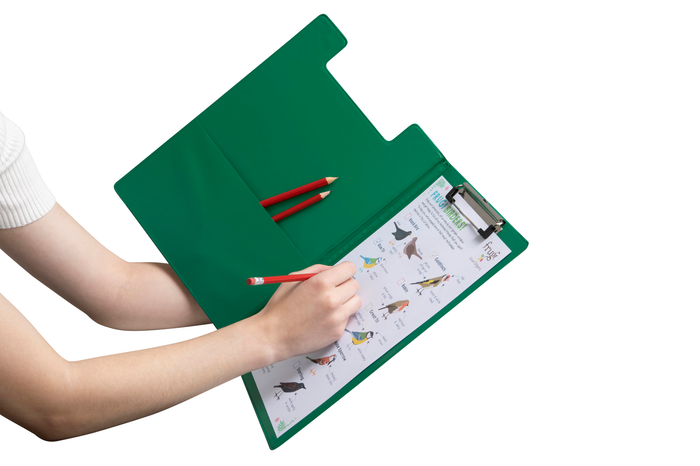 Marbig A4 Polypropylene Clipboard with Flap, Green AO4300004
