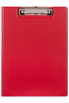 Marbig A4 Polypropylene Clipboard with Flap, Red AO4300003