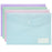 Marbig A4 Polypropylene Doculope Wallet, Assorted Pastel Colours x 12's pack AO2015098