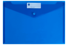 Marbig A4 Polypropylene Doculope Wallet, Blue AO2015001