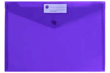 Marbig A4 Polypropylene Doculope Wallet Purple AO2015019