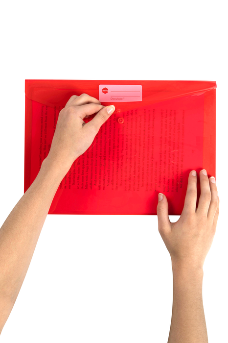 Marbig A4 Polypropylene Doculope Wallet, Red AO2015003