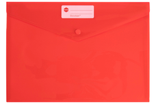 Marbig A4 Polypropylene Doculope Wallet, Red AO2015003
