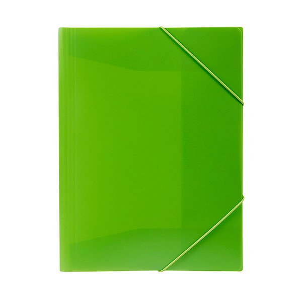 Marbig A4 Polypropylene Document Wallet Lime AO2095104