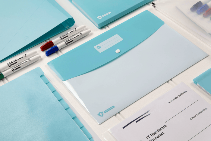 Marbig A4 Professional Antimicrobial Polyprop Doculope Document Wallet AO2015201