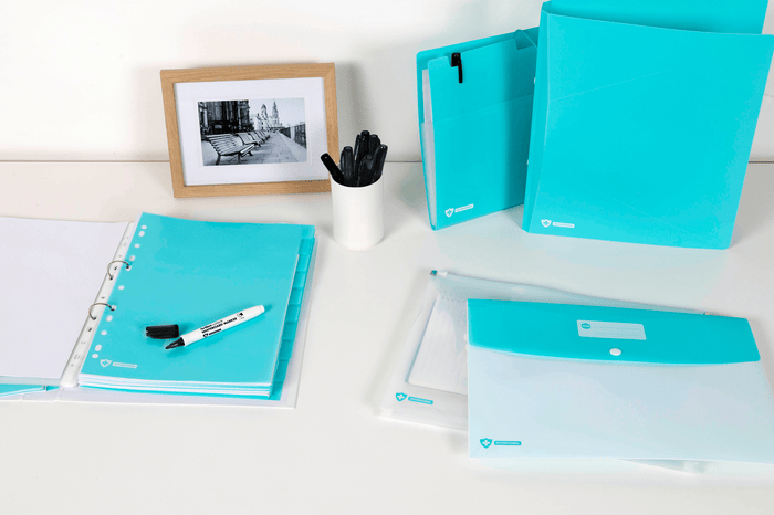 Marbig A4 Professional Antimicrobial Polyprop Doculope Document Wallet AO2015201