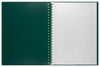Marbig A4 Refillable Display Book 20 pocket Dark Green AO2007028