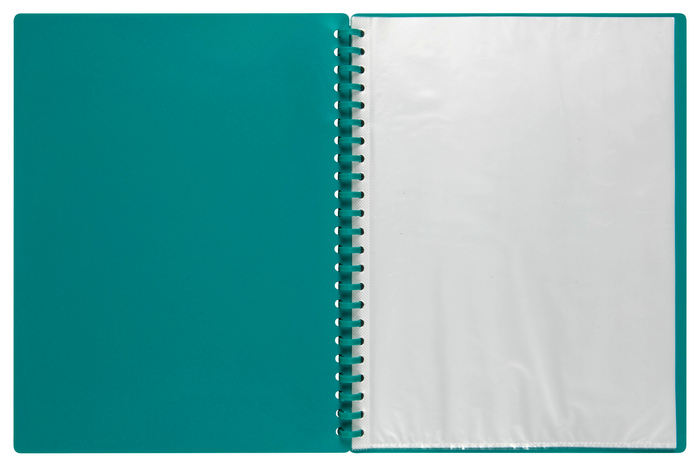 Marbig A4 Refillable Display Book 20 pocket Green AO2007004