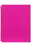 Marbig A4 Refillable Display Book 20 pocket Pink AO2007009