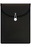 Marbig A4 Top Load Filing Pocket with Cord Closure Smoke AO9007102