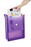 Marbig A4 Top Load Filing Pocket with Cord Closure Violet AO9017119