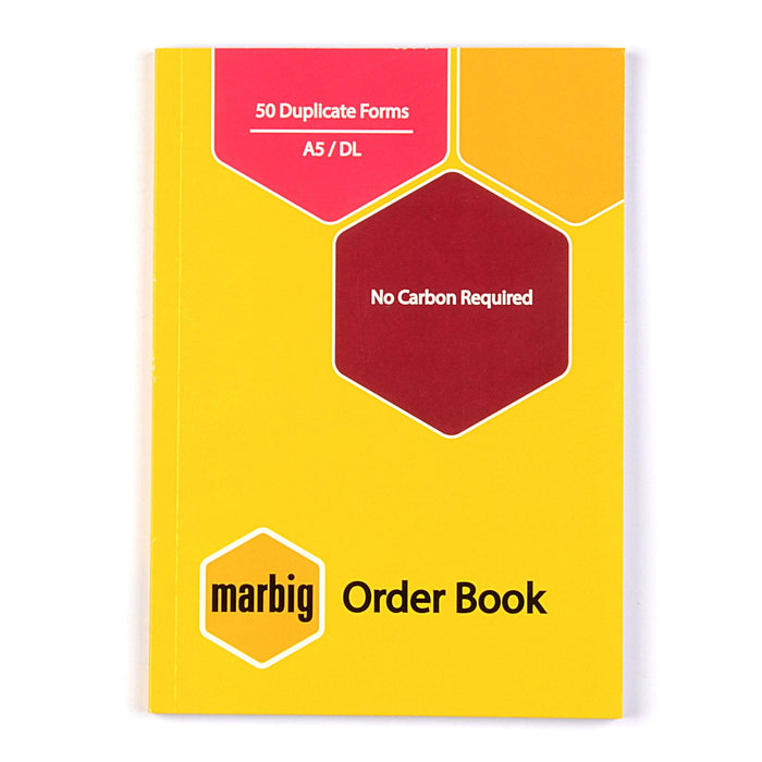 Marbig A5 Duplicate Order Book 50 Leaf AO18834