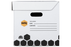 Marbig Binder Archive Box Black & White AO800500