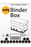 Marbig Binder Archive Box Black & White AO800500