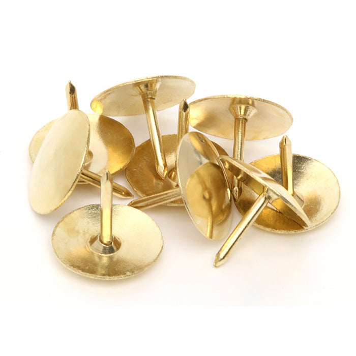 Marbig Brass Finish Thumb Tacks, Pack of 100 AO975281