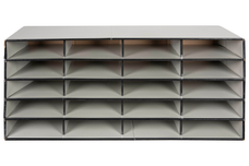 Marbig Cardboard Literature Sorter, 20 Compartments, 955W x 310D x 430Hmm AO80035A