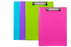 Marbig Clipfolder A4 Pvc Summer Colours Assorted AO4300699A