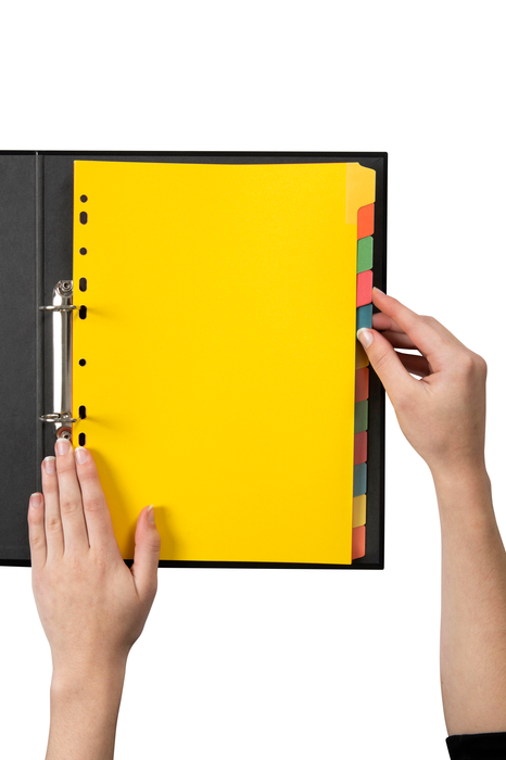 Marbig Dividers Manilla 12 Tab Erasable AO37912F