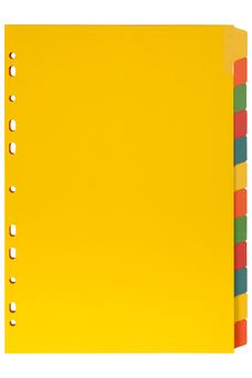 Marbig Dividers Manilla 12 Tab Erasable AO37912F
