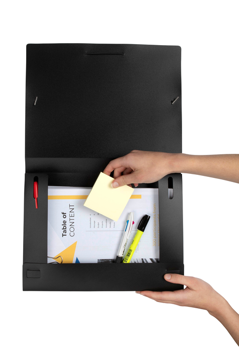 Marbig Document Box - Black x 10's pack AO2019902