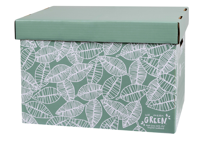 Marbig Enviro Archive Box, 310mm x 390mm x 270mm, Green AOWMG80204