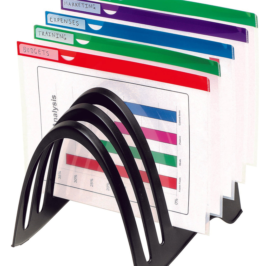 Folder Rack Horizontal Marbig Enviro Folder Rack | Desk & File Organisers — Discount Office
