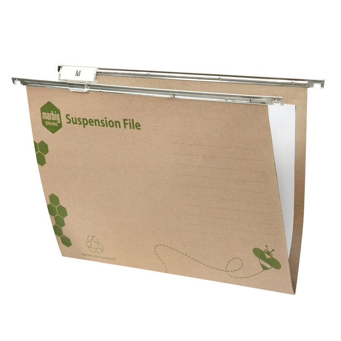 Marbig Enviro Kraft Suspension File Foolscap 50's AO81007C