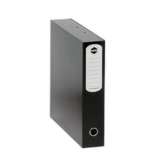 Marbig Foolscap Box File, 75mm Spine, Black AO80099A