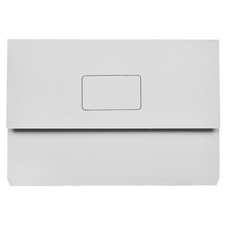 Marbig Foolscap Cardboard Document Wallet, 30mm Gusset, Grey, Pack of 50's AO4004011