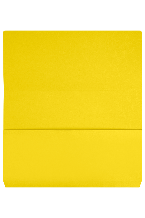 Marbig Foolscap Cardboard Document Wallet, 30mm Gusset, Yellow, Pack of 50's AO4004005