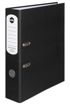 Marbig Foolscap Lever Arch File, Black AO63045P