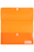 Marbig Foolscap Polypick Translucent Wallet Orange AO2310006