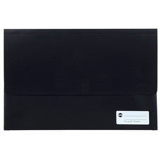 Marbig Foolscap Polypick Wallet Black AO2011002