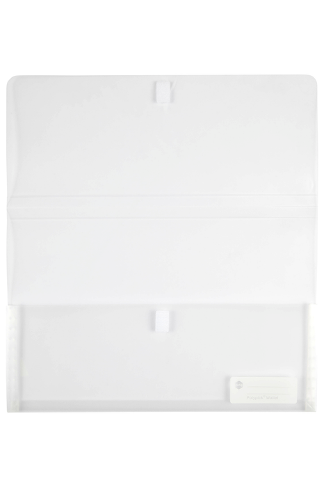 Marbig Foolscap Polypick Wallet Clear AO2011012