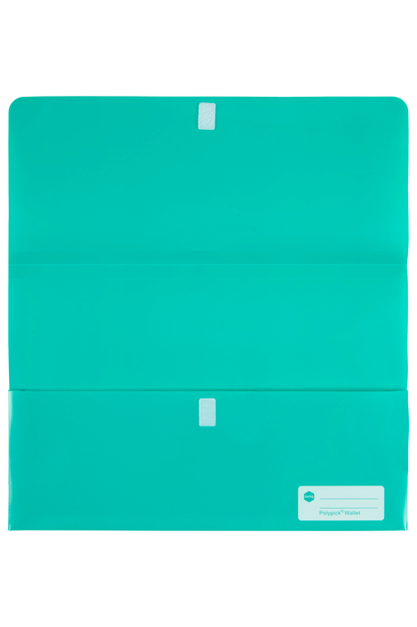 Marbig Foolscap Polypick Wallet Teal AO2011004