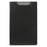 Marbig Foolscap PVC Clipboard + Flap Black AO4300502