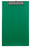 Marbig Foolscap PVC Clipboard + Flap, Green AO4300504